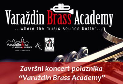 Završni koncert “Varaždin Brass Academy” na Varaždinskom korzu